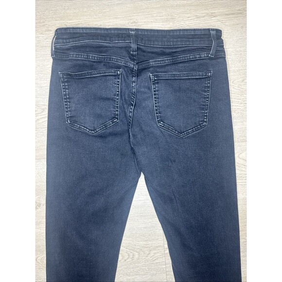 Uniqlo Jeans Womens Size 8 Black Skinny Tapered Stretch Jeans - Picture 9 of 9